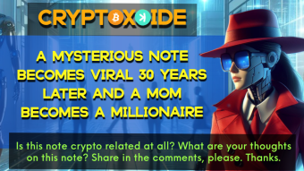 Crypto is Timeless: The Viral Note That Turned a Mother into a Millionaire