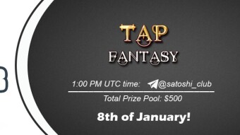 Join the AMA of Satoshi Club x Tap Fantasy. Rewards: 500 USDT, January 8th.