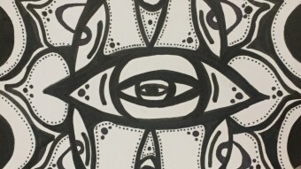 Day 6 of My Fractal Art Personal Drawing Challenge - "We See"