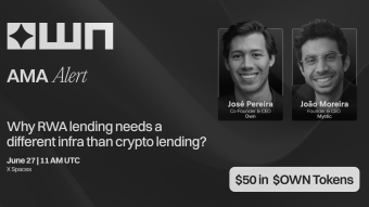 Own AMA Recap: Unlocking Real-World Assets in DeFi with João Moreira, Mystic Finance