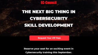 EC-Council Free Online Event for Cybersecurity Skills Development