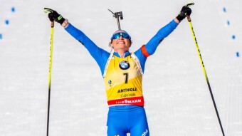 Dorothea Wierer wins Gold in home stadium at the Biathlon World Championships!