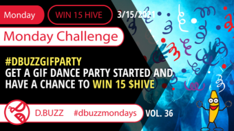 Win 15 HIVE >> Monday Challenge >> From D.Buzz (ROUND 36)