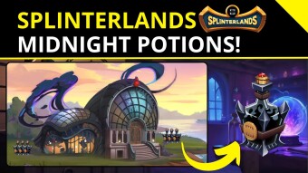Splinterlands 🐉| Midnight Potions First Land Item & SPS to DEC Burn Rate!