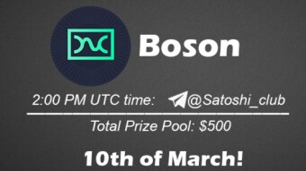 Join the AMA of Satoshi Club x Boson. Rewards: 500 USDT, March 10th.