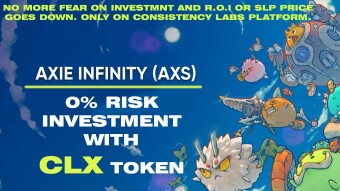 Risk free Investment on axie infinity with CLX Token
