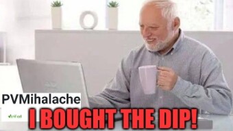 I bought the dip on Thursday ... the dip grew bigger!