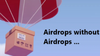 Airdrops without Airdrops