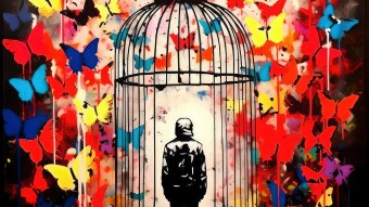 BIRD IN A CAGE