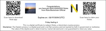 Air-drops for Note Coin
