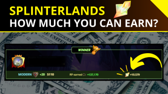 Splinterlands 🤑| How much players are Earning at Modern? [EN/PT-BR]