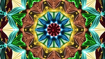 Colorful Mandela "nft art