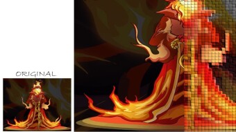 Efreet Elder | Art | Real or Pixelated