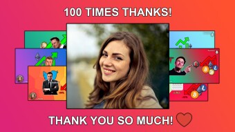 THANKS for 100 FOLLOWERs! So HAPPY for that!❤️