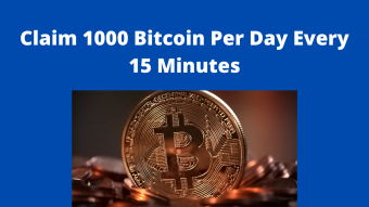 Claim 1000 Bitcoin Per Day Every 15 Minutes