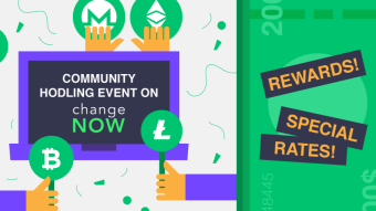 ChangeNOW Community Hodling Event — win some crypto!