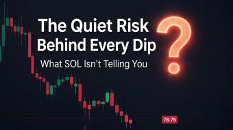 The Quiet Risk Behind Every Dip What SOL Isn’t Telling You
