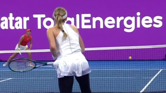 Alexandrova vs. another favorite, D. Pegula