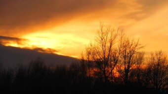 Some more winter sunsets - My Actifit Report Card: February 16 2023