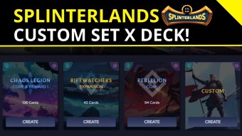 Splinterlands 🐉| Custom Sets VS Deck Builder - All You Need to Know!