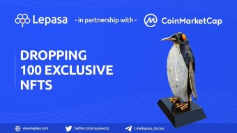 Lepasa NFT Airdrop valued at 60 000USD in Collaboration with CoinMarketCap