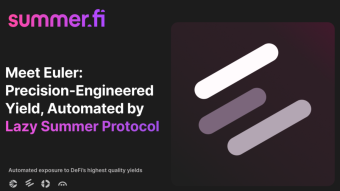 Meet Euler: Precision-Engineered Yield, Automated by Lazy Summer Protocol