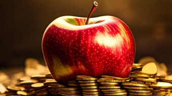 How rich is Apple in 2024?
