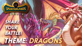 unique units are the strength of the Dragon Splinter - My shared battle in Splinterlands on Hive