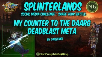 Splinterlands - share your battle: Countering the Daarg Deadblast meta.