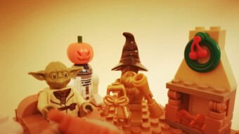 Halloween celebration with Jedi Yoda and the Order of the Knights R2D2 ...