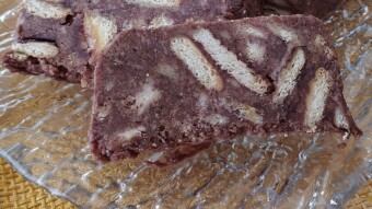 Foodbook #242 Chocolate salami with caramelized hazelnuts
