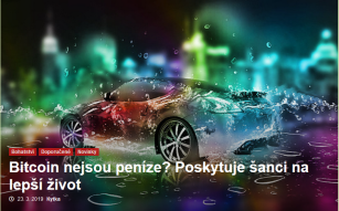 Bitcoin je pro mnohé z nás šance na změnu