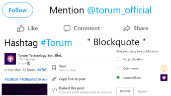 Supporting Crypto Social Media Torum Like an Ambassador by Responding to Others Related Posts