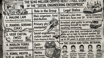 "Social Engineering Enterprise" Group - crime story series
