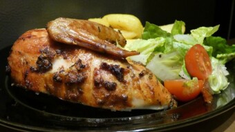 Bottle chicken and duck broth - homemade weekend dinner