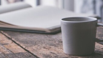 The first cup of coffee