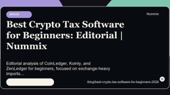 Best Crypto Tax Software for Beginners in 2026