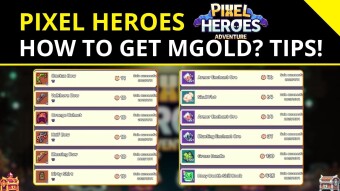Pixel Heroes Adventure ⚔️| How to Get MGold and Diamond? Tips!