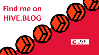 Find me on Hive.Blog