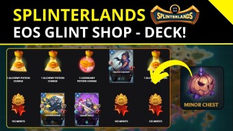 Splinterlands 🐉| EOS Glint Shop + Gladius = Deck Upgrade [EN/PT]
