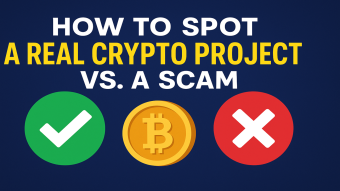 🚩 How to Spot a Real Crypto Project vs. a Scam (Simple Red Flags and Green Lights)