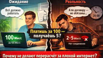 Why don't they lower the price for bad Internet in Russia, even though it often doesn't work?