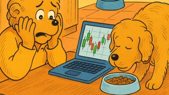 My Dog Won’t Eat Unless the Market’s Green (Crypto Satire)