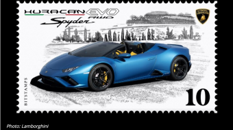 Lamborghini and its First Ever Collectable Digital Stamp on Ethereum Blockchain