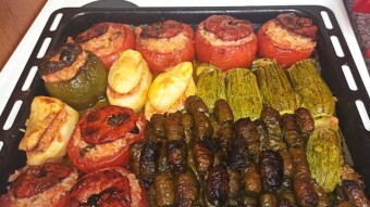 Foodbook #538 Greek Stuffed Vegetables - Gemista