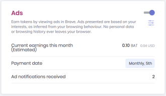 Friday Update - Brave Enables Payments For Watching Ads