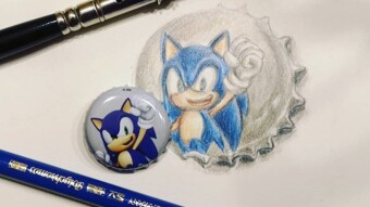 ⚡ How to Draw SONIC the HEDGEHOG ⚡  | Speed Painting