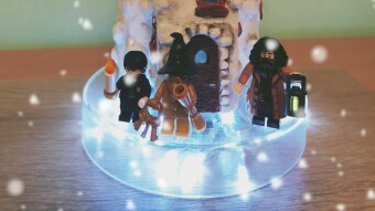 Abstract thoughts for an encrypted Holiday Season - our clay house created for our awesome lego minifigures