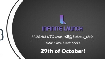 Join the AMA of Satoshi Club x Infinite Launch. Rewards: 500 USDT, October 29th.
