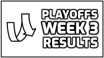 Playoffs Week 3 Results | 8W-5L-5P | +0.086 Units Profit